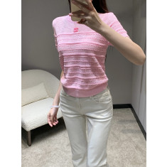 샤넬 여성 니트 반팔