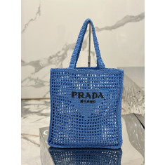 프라다 라피아 크로셰 토트백 1BG393