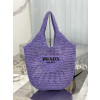 프라다 라피아 크로셰 토트백 1BG424
