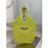프라다 라피아 크로셰 토트백 1BG424