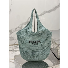 프라다 라피아 크로셰 토트백 1BG424