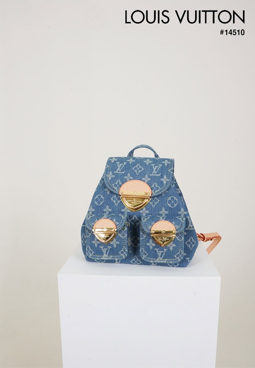 루이비통 모노그램 베니스 백팩 데님 블루 (국내배송)