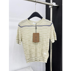 버버리 여성 반팔티