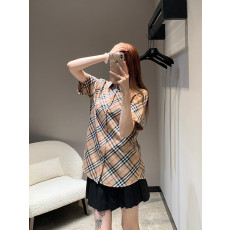 버버리 여성 반팔 셔츠