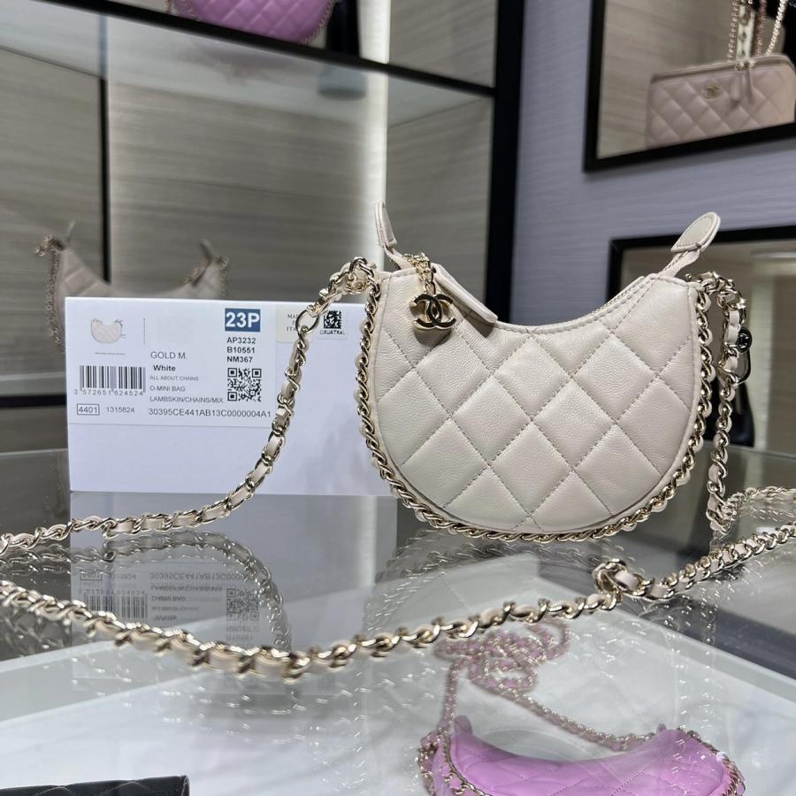 샤넬 23P 체인 어라운드 미니 호보백 AP3232