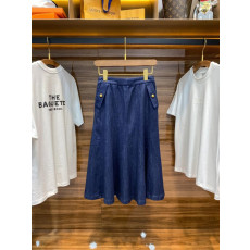 셀린느 텐셀 데님 스커트