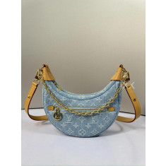 루이비통 루프 데님 핸드백