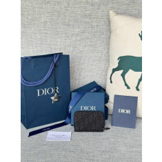 디올 DIOR 지퍼 카드 지갑