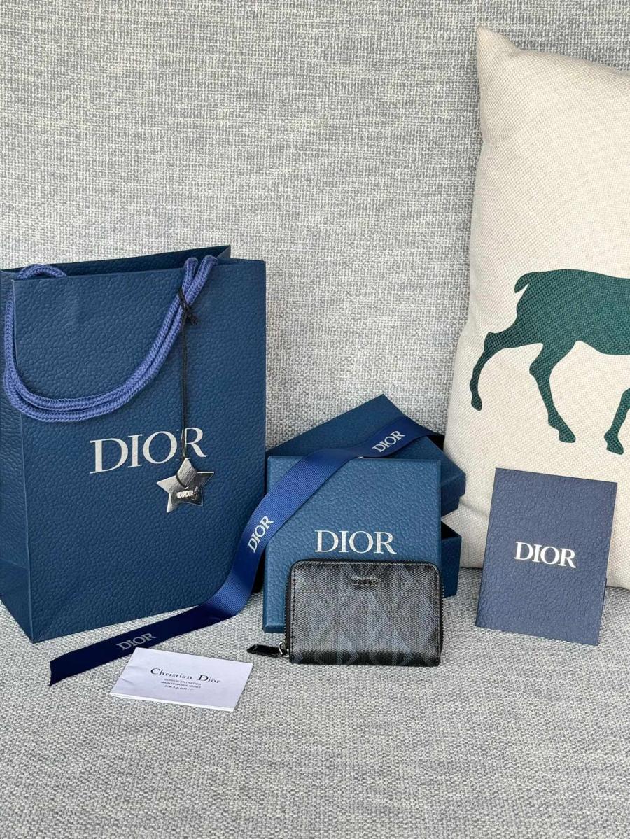 디올 DIOR 지퍼 카드 지갑