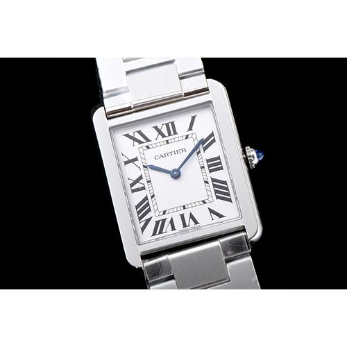 까르띠에 탱크 솔로 라지 남성용 시계