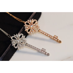 티파니앤코 스마일 목걸이 925실버 + 18k 10밀스 도금