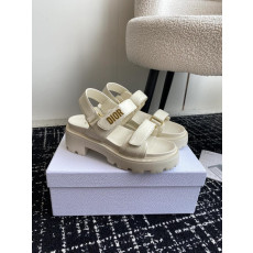 디올 액트 샌들 플랫폼 통굽