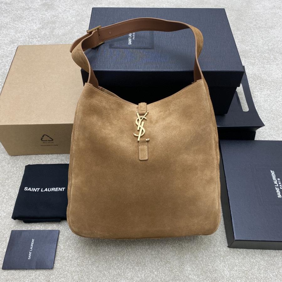 생로랑 LE5A7 호보백 스웨이드 라지 