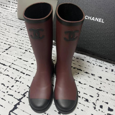 샤넬 24A 레인부츠