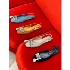 에르메스 Innocente kelly 켈리 스웨이드 플랫 (4colors)