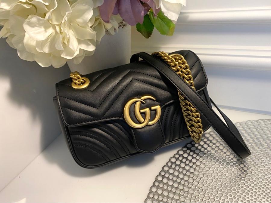 구찌 마몬트 마틀라세 숄더백 미니 (국내배송)