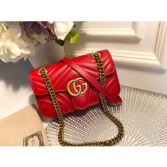 구찌 마몬트 마틀라세 숄더백 미니 (국내배송)