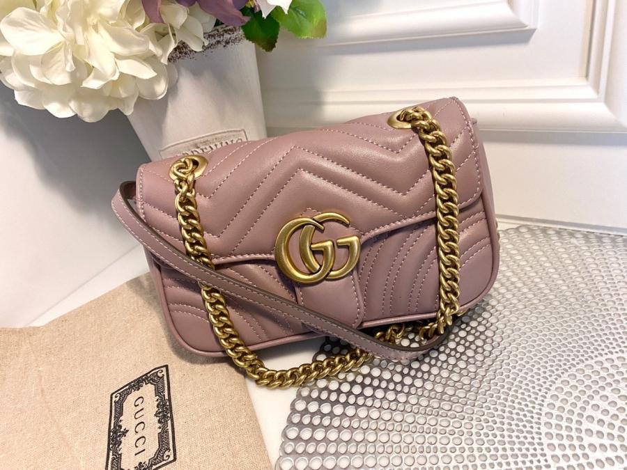 구찌 마몬트 마틀라세 숄더백 미니 (국내배송)