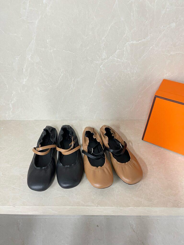 에르메스 Jolly 발레리나 플랫슈즈 메리제인