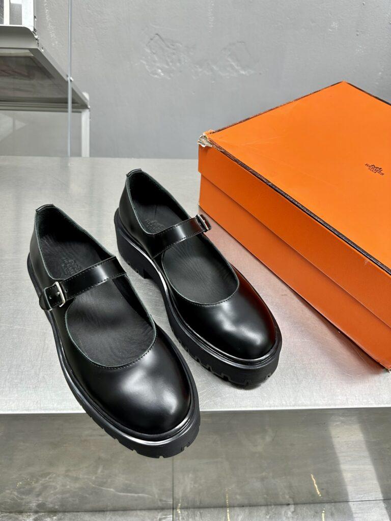 에르메스 혹스턴 옥스포드 메리제인 슈즈