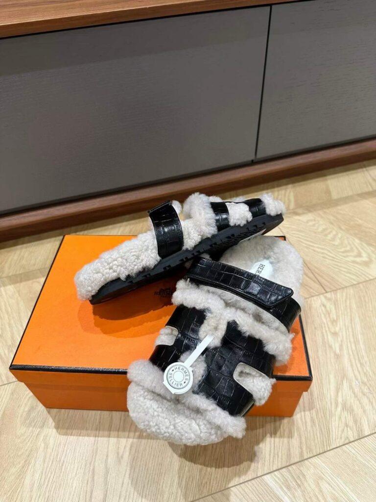 에르메스 시어링 양털 퍼 슬리퍼(14컬러)H222195 신발