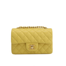 ❤️재고정리❤️ 샤넬 클래식 뉴미니 옐로우 금장 