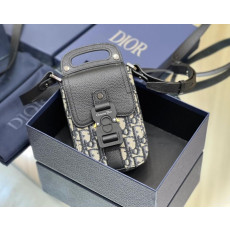 디올 Saddle 스트랩 버티컬 파우치