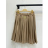 미우미우 캐멀헤어 플리츠 스커트