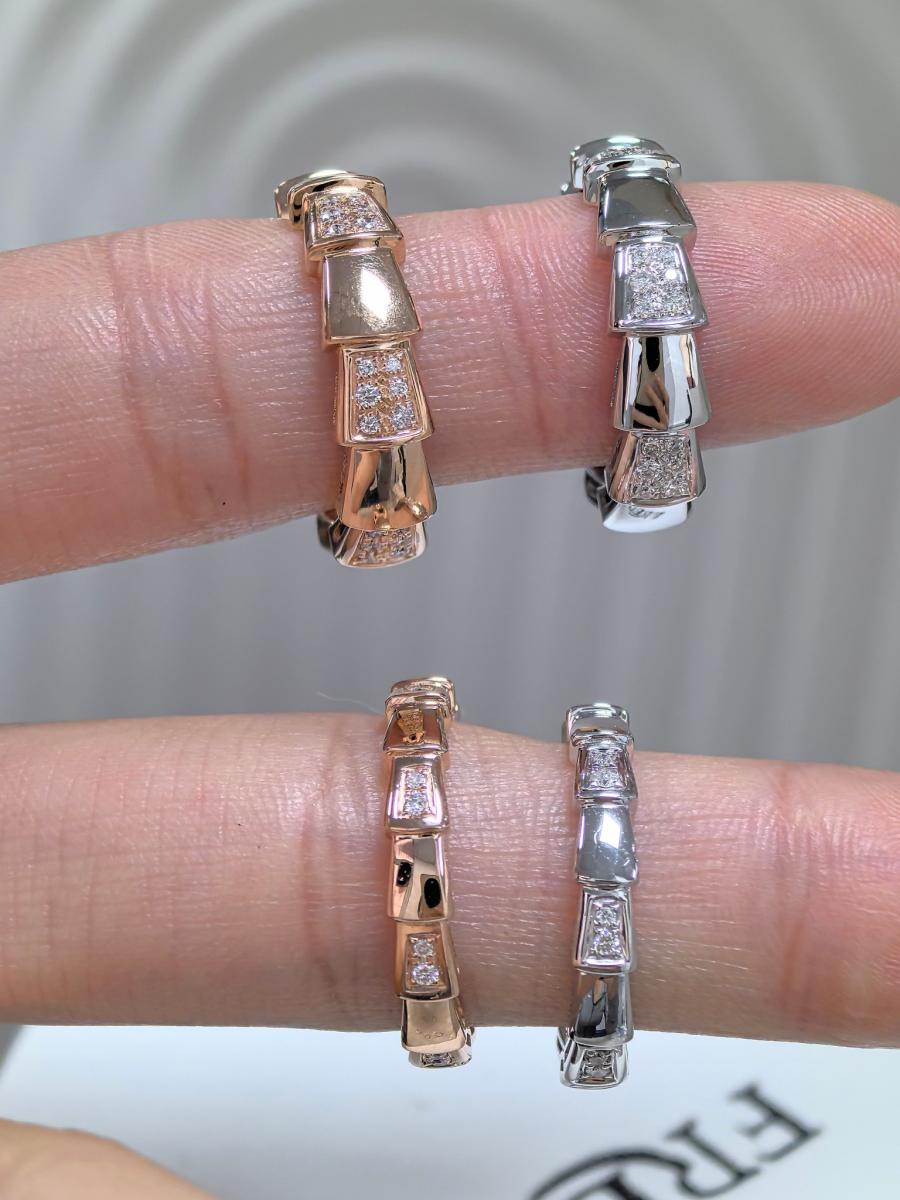 불가리 세르펜티 바이퍼링 다이아