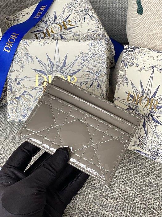 디올 레이디 디올 5-슬롯 페이던트 카드홀더