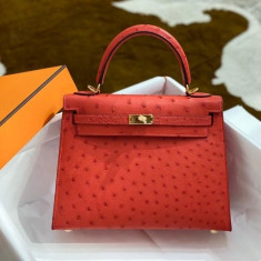 에르메스 타조가죽 켈리백 25cm