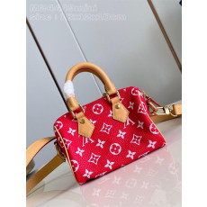 루이비통 스피디 P9 반둘리에 18 모노그램 루즈 M24419