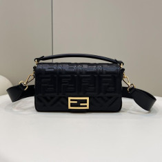 펜디 레더 바게트백 [블랙]