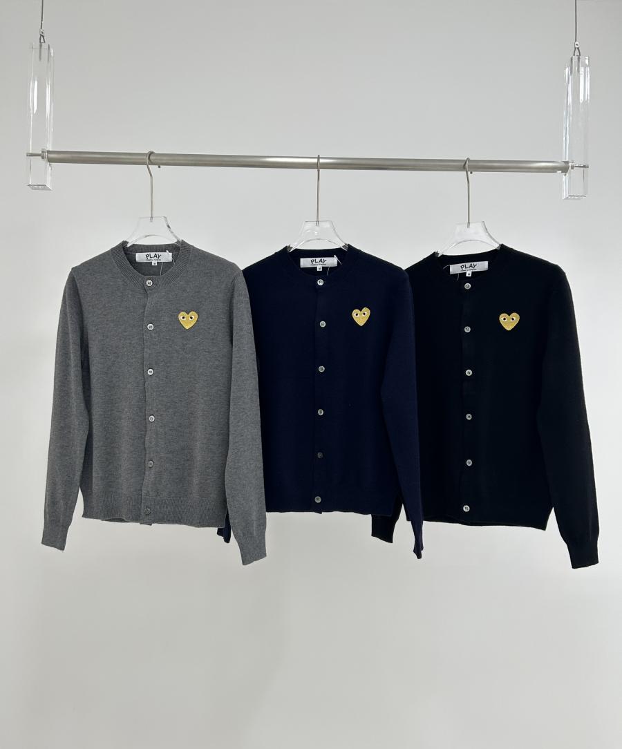 꼼데가르송 울 가디건 (라운드넥, 브이넥)