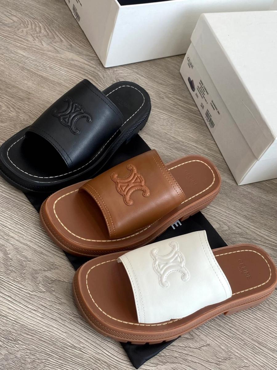 셀린느 트리오페 뮬 슬리퍼 (3colors)