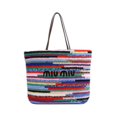 ❤️재고정리❤️ 미우미우 크로셰 라피아 니트 토트백