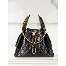 [팬더샵] 샤넬 25백 램스킨 블랙 스몰, 미듐