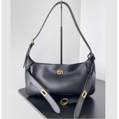 발렌시아가 벨에어 스몰 숄더백 금장