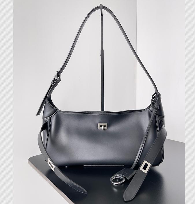 발렌시아가 벨에어 스몰 숄더백 은장