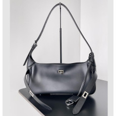 발렌시아가 벨에어 스몰 숄더백 은장