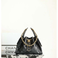 [팬더샵] 샤넬 25백 캐비어 블랙 스몰, 미듐