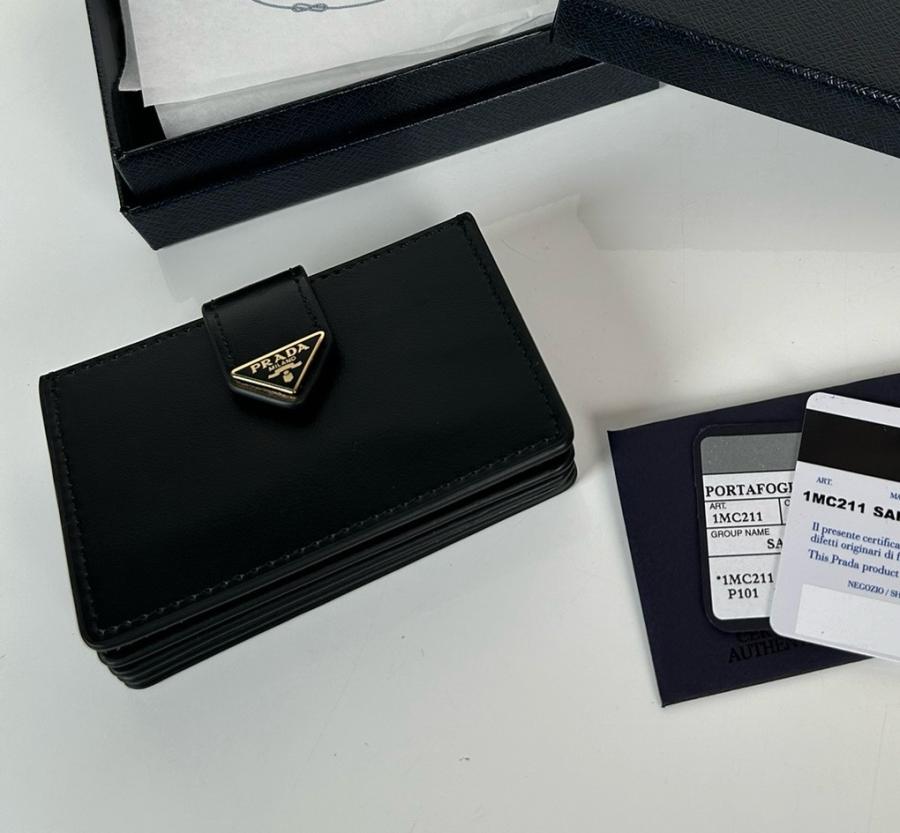 프라다 1BG036 사피아노 카드지갑