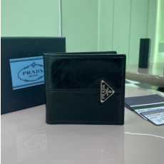 프라다 25S 2M0738 삼각로고 레더 코인 반지갑