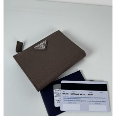 프라다 25S 2ML049 레더 삼각로고 지퍼 반지갑