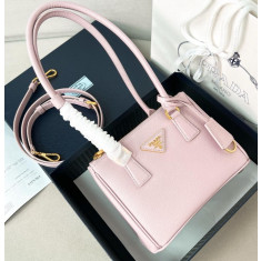 프라다 갤러리아 사피아노 1BA906 롱 탑핸들 미니백