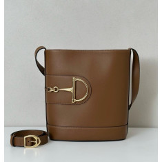 구찌 833660 홀스빗 레더 버킷백