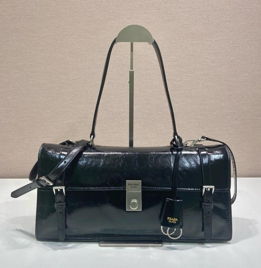 프라다 1BN024 1BN026 레더 플랩 숄더백