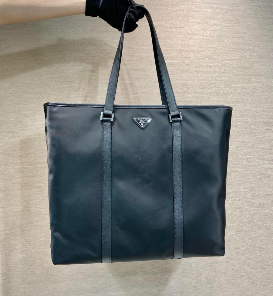 프라다 2VG112 까르피 리나일론 사피아노 토트백