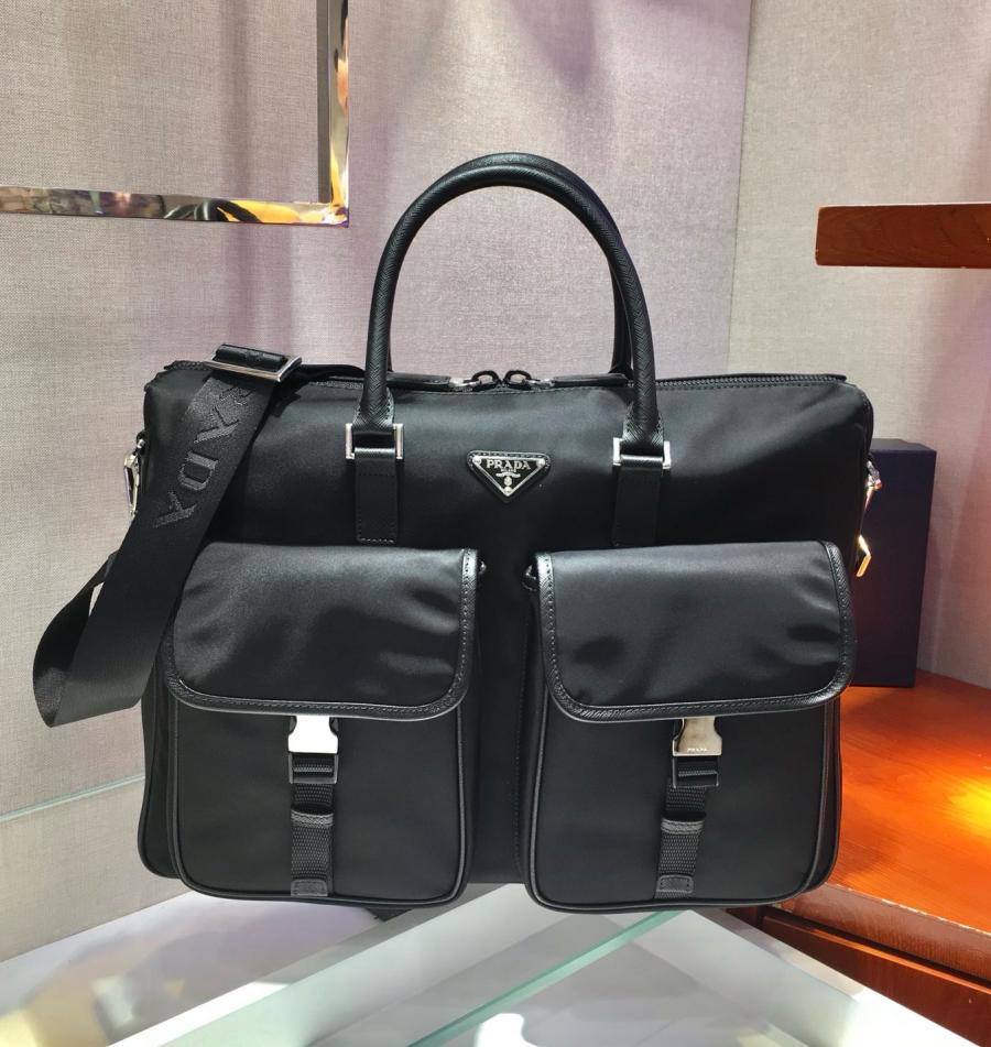 프라다 2VE017 나일론 브리프케이스