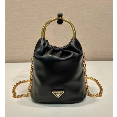 프라다 1BC227 나파 레더 미니 버킷백